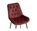 Стул на металлокаркасе Гояр винный / черный глянец в Каменске-Уральском