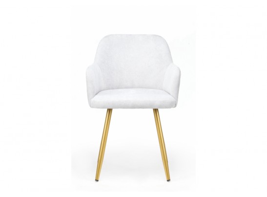 Стул на металлокаркасе Инфини 360 светло-серый (ocean 021) / золотой в Каменске-Уральском