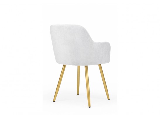 Стул на металлокаркасе Инфини 360 светло-серый (ocean 021) / золотой в Каменске-Уральском