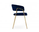 Стул на металлокаркасе Kamelia 1 dark blue / gold в Каменске-Уральском