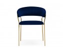 Стул на металлокаркасе Kamelia 1 dark blue / gold в Каменске-Уральском