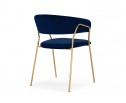 Стул на металлокаркасе Kamelia 1 dark blue / gold в Каменске-Уральском
