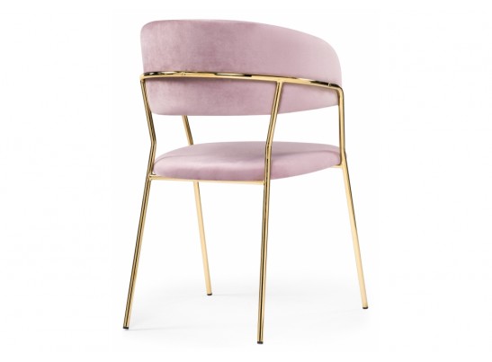 Стул на металлокаркасе Kamelia серый / золото в Каменске-Уральском