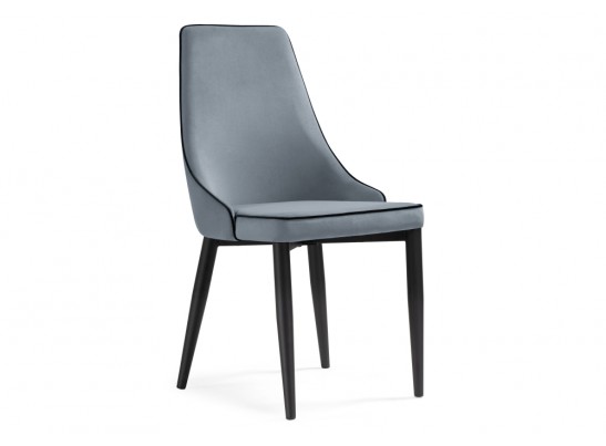 Стул на металлокаркасе Kora 1 gray / black в Каменске-Уральском