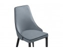 Стул на металлокаркасе Kora 1 gray / black в Каменске-Уральском