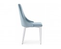 Стул на металлокаркасе Kora light blue / white в Каменске-Уральском