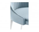 Стул на металлокаркасе Kora light blue / white в Каменске-Уральском