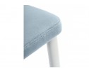 Стул на металлокаркасе Kora light blue / white в Каменске-Уральском