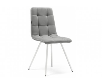 Стул на металлокаркасе Лаксман velutto 52 / белый