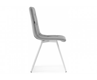 Стул на металлокаркасе Лаксман velutto 52 / белый