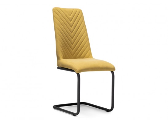 Стул на металлокаркасе Лулла черный / горчичный в Каменске-Уральском