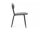 Стул на металлокаркасе Мареон катания сильвер / черный матовый в Каменске-Уральском