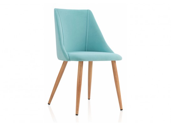 Стул на металлокаркасе Morgan light blue в Каменске-Уральском