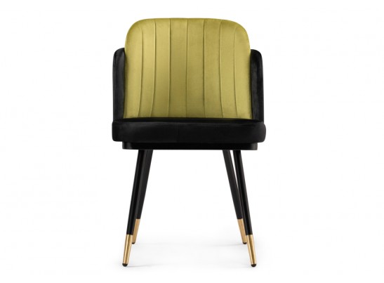 Стул на металлокаркасе Penelopa black / hakki / black / gold в Каменске-Уральском