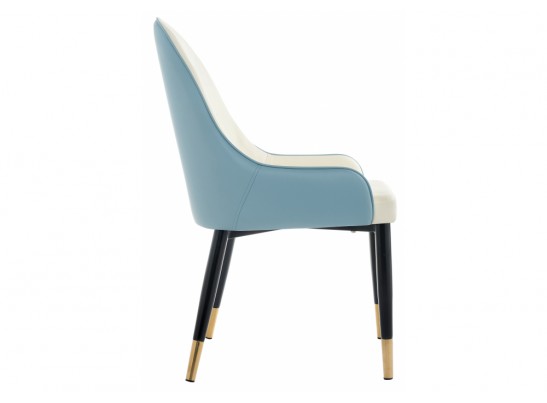 Стул на металлокаркасе Rendal light blue / white в Каменске-Уральском