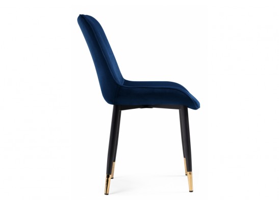 Стул на металлокаркасе Seda 1 dark blue / gold / black в Каменске-Уральском