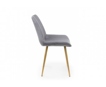 Стул на металлокаркасе Седа 360 темно-серый (zd 995) / золотой