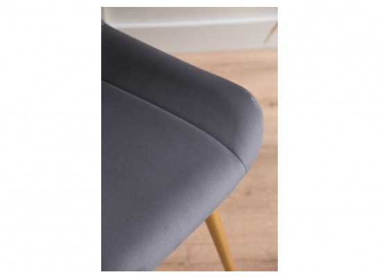 Стул на металлокаркасе Седа 360 темно-серый (zd 995) / золотой в Каменске-Уральском