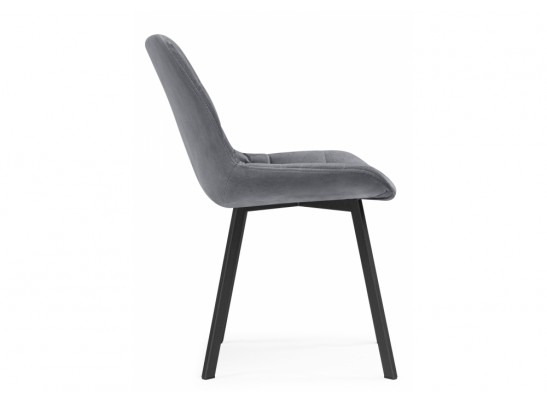 Стул на металлокаркасе Стронг вращающийся темно-серый велютто 32 / черный каркас в Каменске-Уральском