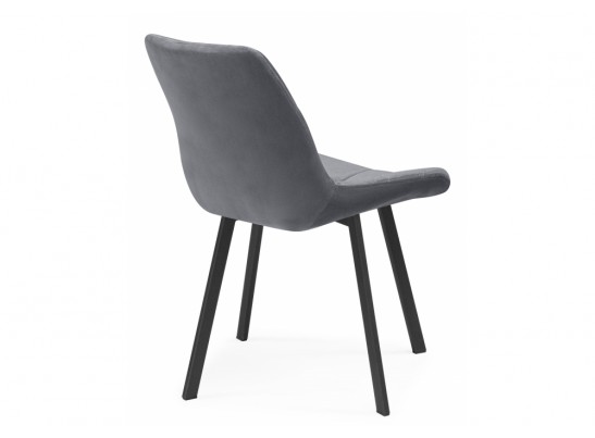 Стул на металлокаркасе Стронг вращающийся темно-серый велютто 32 / черный каркас в Каменске-Уральском