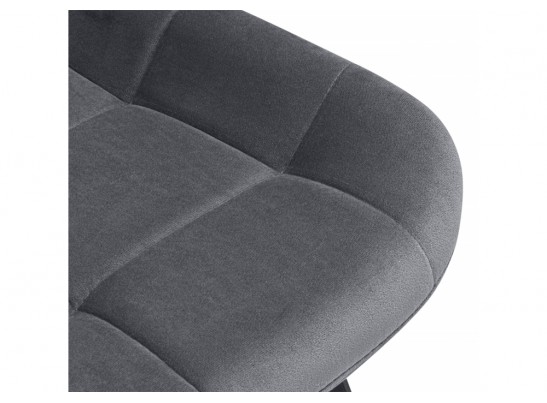 Стул на металлокаркасе Стронг вращающийся темно-серый велютто 32 / черный каркас в Каменске-Уральском