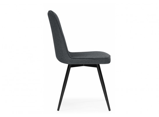 Стул на металлокаркасе Texas 3 поворотный темно-серый / черный в Каменске-Уральском