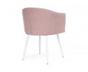 Стул на металлокаркасе Валета пыльно-розовый / белый каркас в Каменске-Уральском
