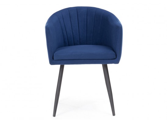 Стул на металлокаркасе Валета темно-синий / черный в Каменске-Уральском