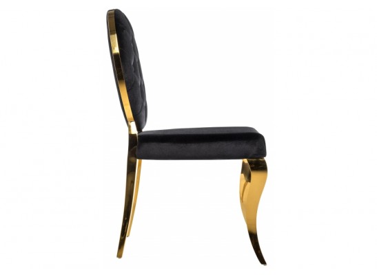 Стул Odda черный / золотой в Каменске-Уральском