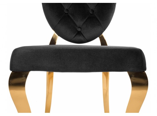 Стул Odda черный / золотой в Каменске-Уральском