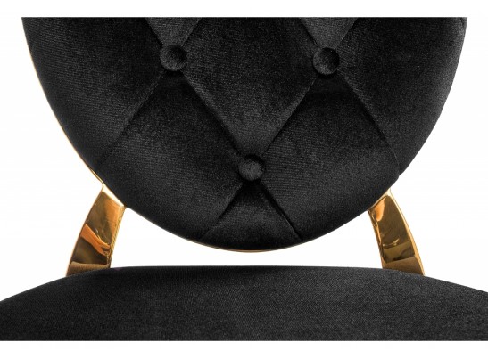 Стул Odda черный / золотой в Каменске-Уральском