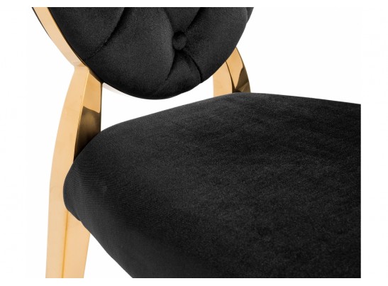 Стул Odda черный / золотой в Каменске-Уральском