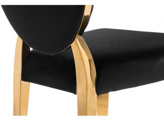 Стул Odda черный / золотой в Каменске-Уральском