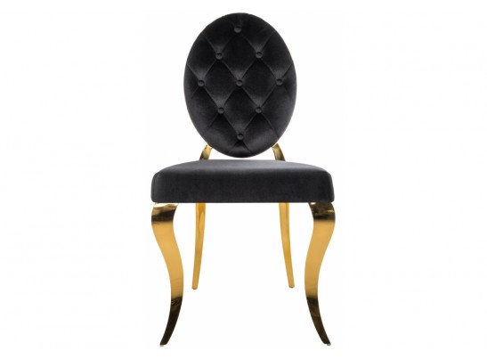 Стул Odda черный / золотой в Каменске-Уральском