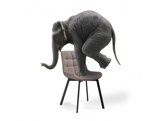 Стул на металлокаркасе Челси латте / черный в Каменске-Уральском