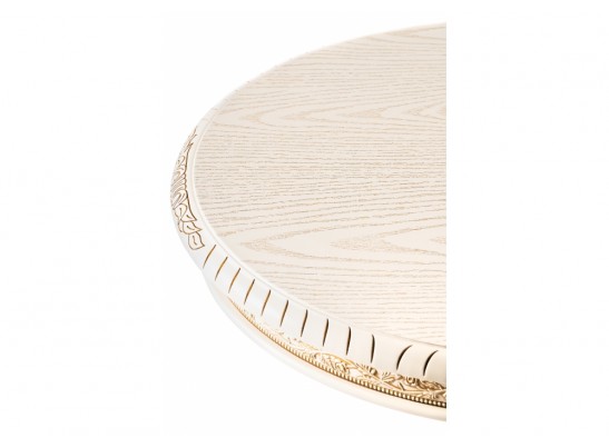 Журнальный столик Бернард 70х63 крем с золотой патиной в Каменске-Уральском