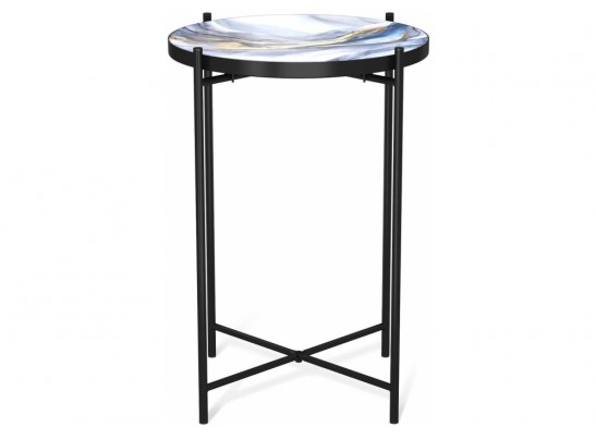 Журнальный столик SHT-CT8-3 млечный путь / черный муар в Каменске-Уральском