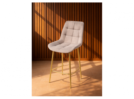 Полубарный стул Челси 360 латте (zd 290) / золотой в Каменске-Уральском