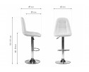 Барный стул Eames white в Каменске-Уральском