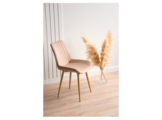 Стул на металлокаркасе Седа бежевый (zd 210) / золотой в Каменске-Уральском