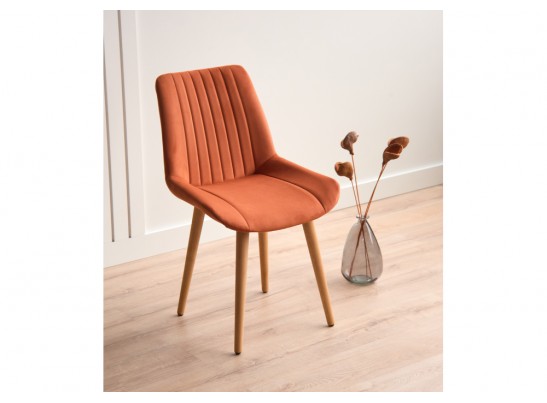 Деревянный стул Седа 360 терракотовый (zd 432) / светлое дерево в Каменске-Уральском