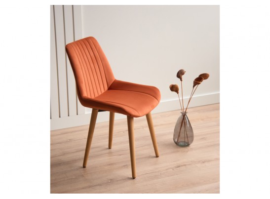 Деревянный стул Седа 360 терракотовый (zd 432) / светлое дерево в Каменске-Уральском