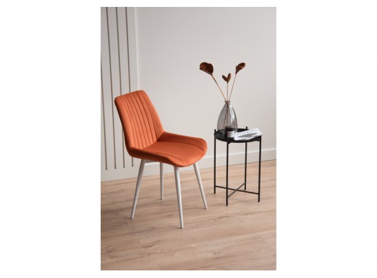 Стул на металлокаркасе Седа 360 терракотовый (zd 432) / белый