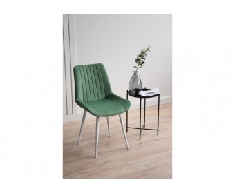 Стул на металлокаркасе Седа фисташковый (zd 651) / белый