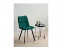 Стул на металлокаркасе Чилли зеленый / черный в Каменске-Уральском