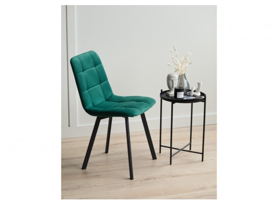 Стул на металлокаркасе Чилли зеленый / черный в Каменске-Уральском