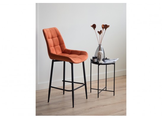 Полубарный стул Челси терракотовый (zd 432) / черный в Каменске-Уральском