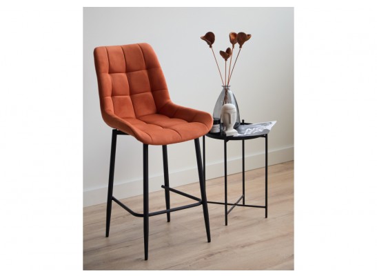 Полубарный стул Челси терракотовый (zd 432) / черный в Каменске-Уральском