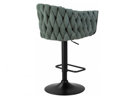 Барный стул 9690-LM Leon зеленый / черный в Каменске-Уральском