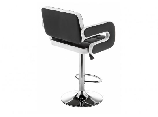 Барный стул Bent черный / белый в Каменске-Уральском